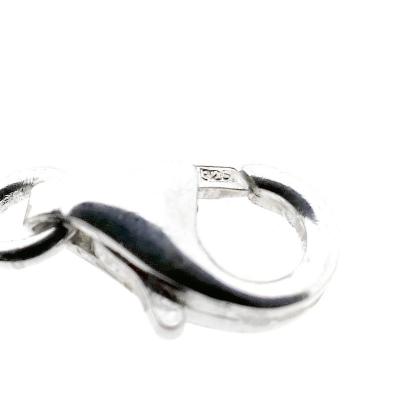 Image 6 of Silver link chain with rings | 42 cm