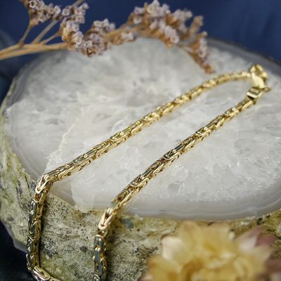 Image 2 of Gold king's link bracelet | 21.5 cm