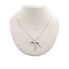 Image 3 of Silver pendant of a swallow