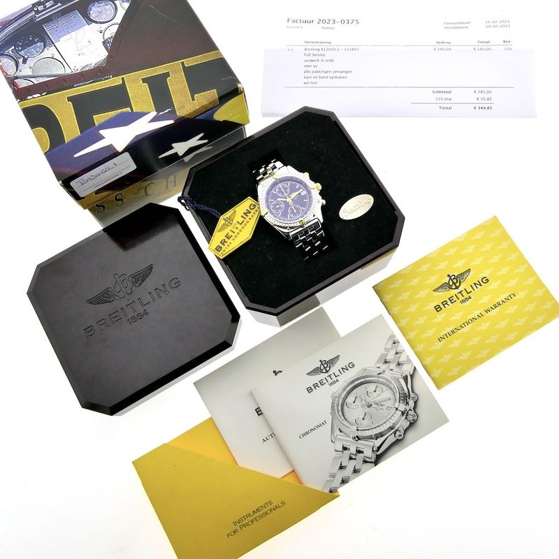 Image 4 of Breitling Chronomat B13050.1; Chronograph men's watch