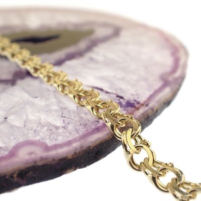 Image 2 of 8 Ct. Flat Prince of Wales bracelet | 21.5 cm