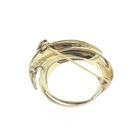 Image 4 of Vintage gold abstract brooch