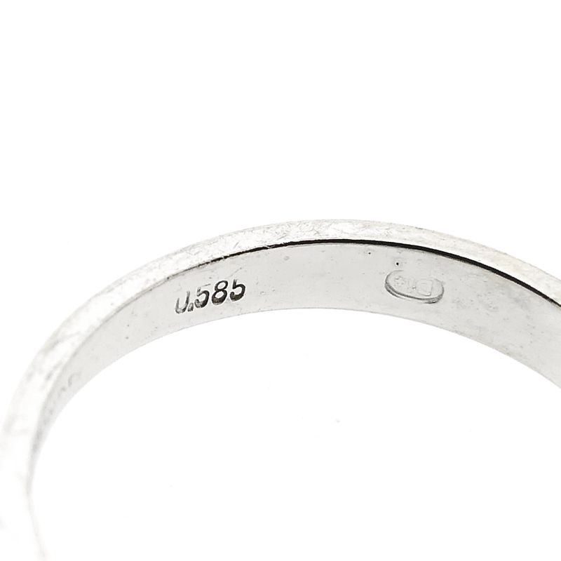 Image 8 of Diamonde White Gold Ring with Pearl & Diamonds