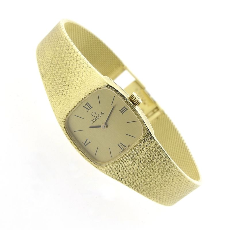 Image 5 of Omega Geneva; 14k gold women's watch