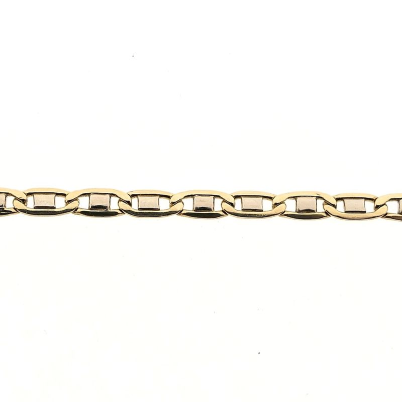 Image 5 of Two-tone gold fantasy link bracelet