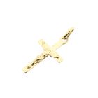 Afbeelding 10 van Gouden hanger van een kruis met corpus