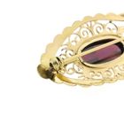 Image 6 of Vintage gold brooch with garnet