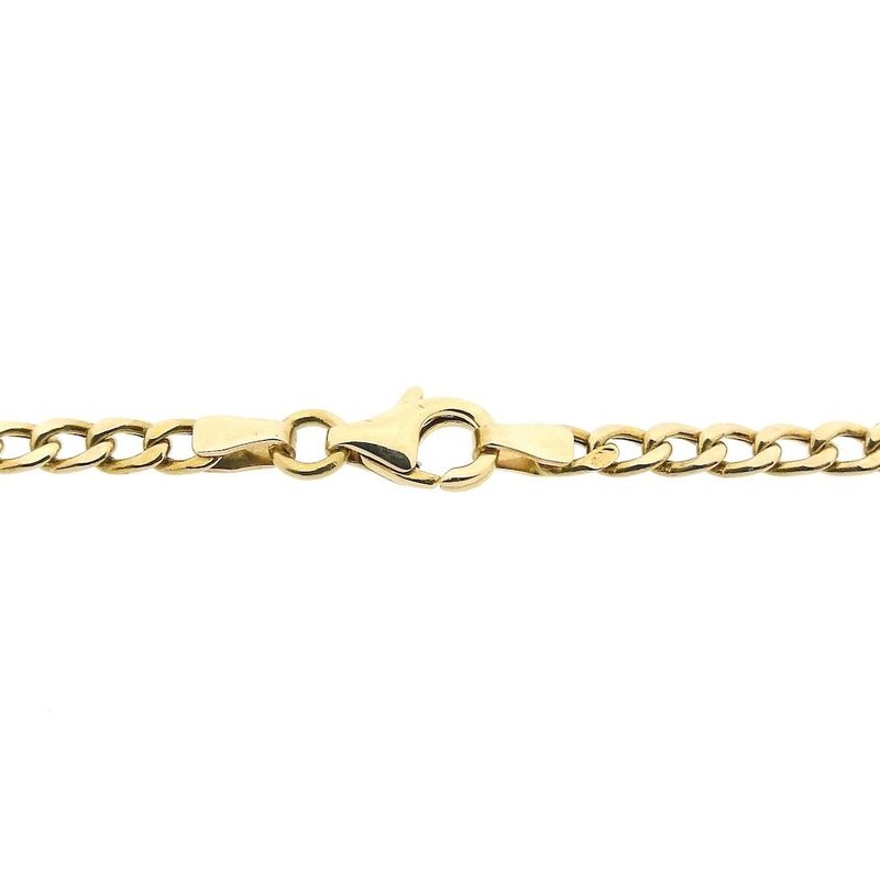 Image 4 of Gold gourmet link chain with closed bars