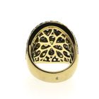 Image 11 of 18-karat gold cocktail ring with citrine and 1.28 ct. diamonds.