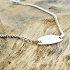 Image 3 of Silver gourmet bracelet with engraving plate