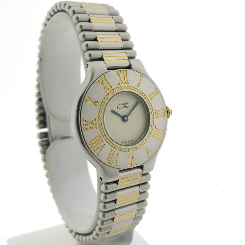 Image 3 of Cartier Must 21; Gold/steel women's watch