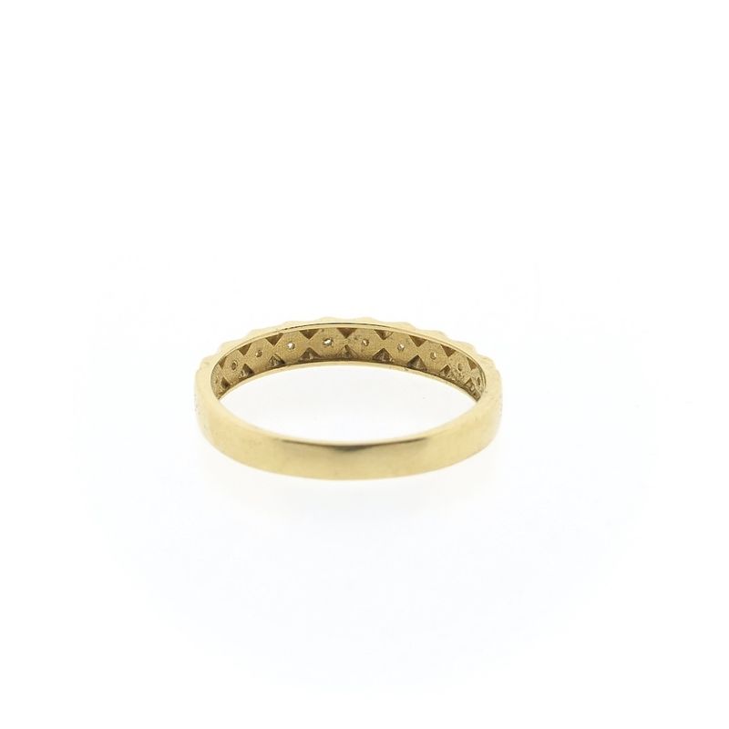 Image 5 of Gold ring with zirconia