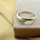 Image 2 of Gold ring with zirconia stones