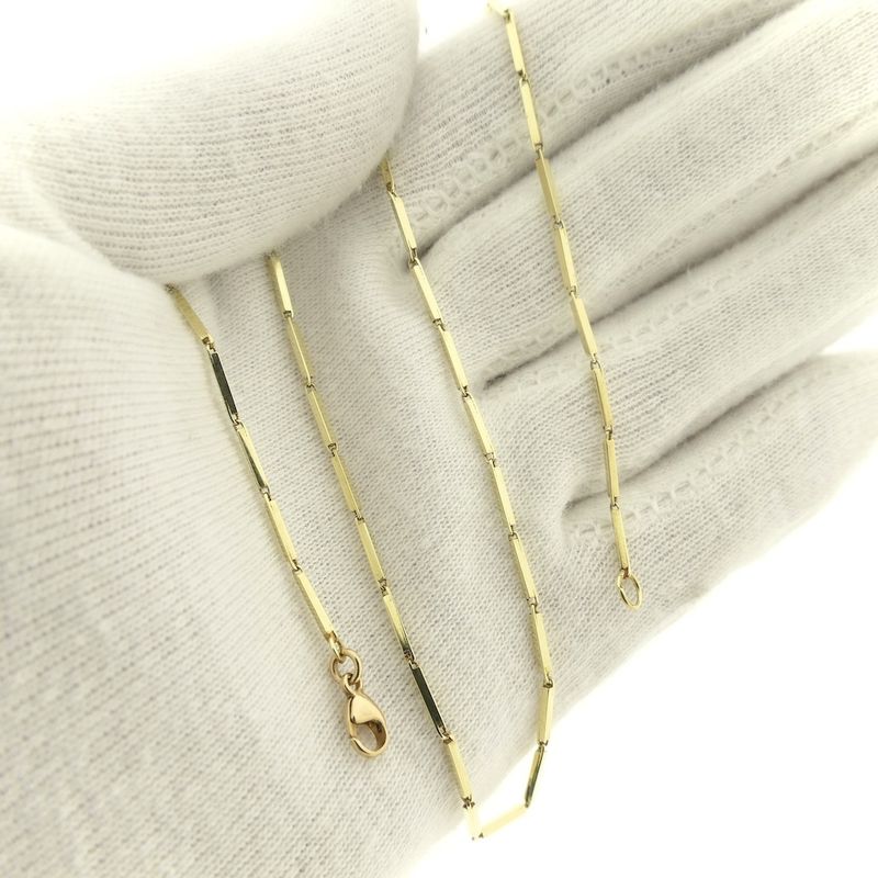 Image 8 of Gold chain with bars | 50.5 cm