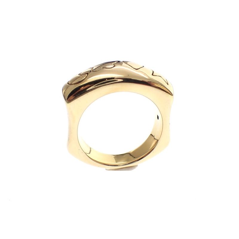 Image 4 of 18 carat gold ring; Fope