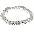 Image 1 of Silver wide king bracelet | 25 cm