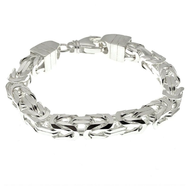 Image 1 of Silver wide king bracelet | 25 cm