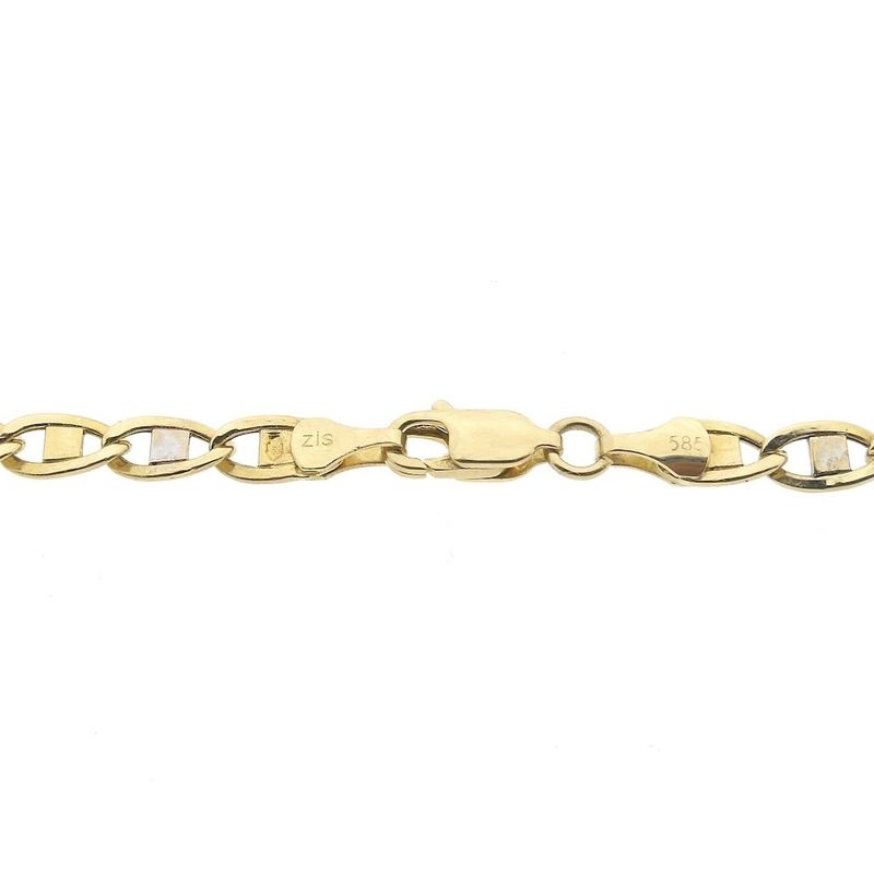 Image 4 of Gold navy link chain | 66 cm
