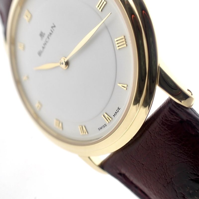 Image 18 of Blancpain Villeret 'Ultra Slim' 18k gold men's watch