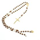 Image 1 of Two-tone gold rosary | 50 cm