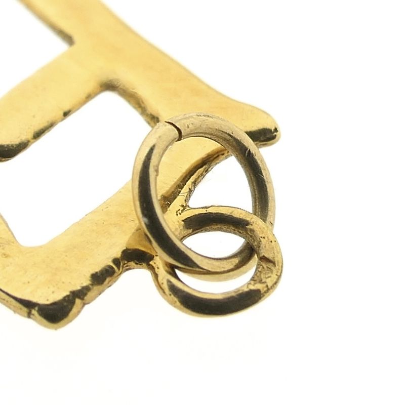 Image 6 of Gold pendant of Chinese horoscope sign; Snake