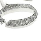 Image 4 of White gold earrings with diamonds; 1.58 ct.