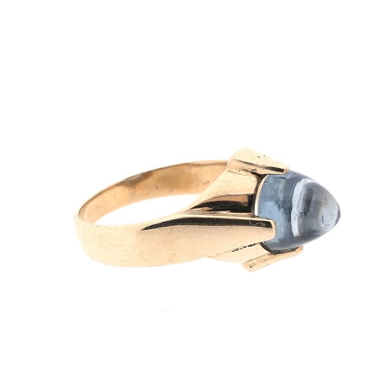 Image 5 of Gold ring with topaz