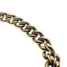 Image 4 of Gold gourmet link bracelet with engraving plate