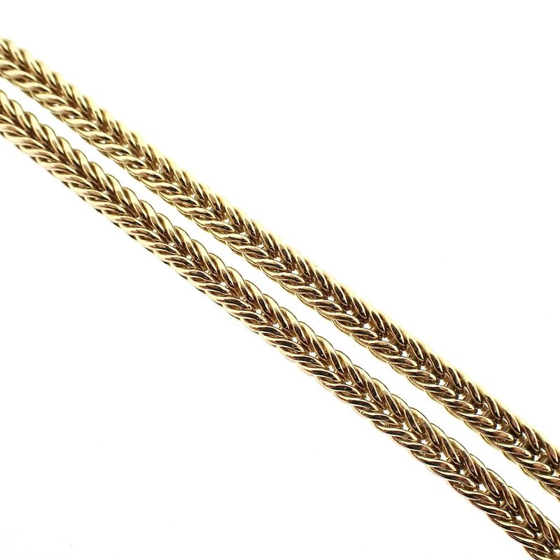 Image 8 of Exclusive gold foxtail link necklace