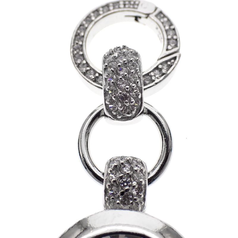 Image 5 of Zinzi silver pendant with zirconia