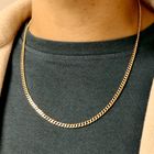Afbeelding 7 van Roségouden gourmetschakel ketting 