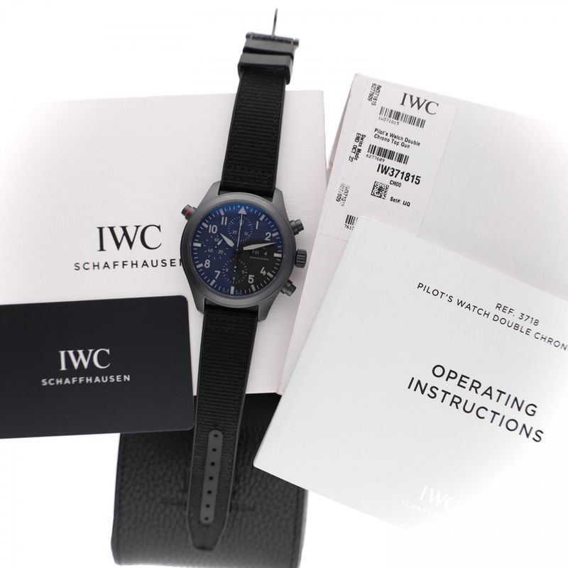 Image 2 of IWC Pilot’s Watch Double Chronograph 'Top-Gun' IW371815