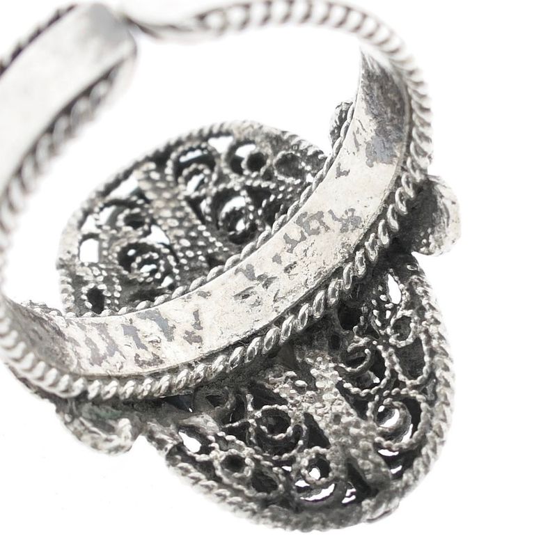 Image 7 of Vintage Silver Ring with Carnelian