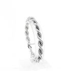 Image 1 of Silver Twisted Link Bracelet