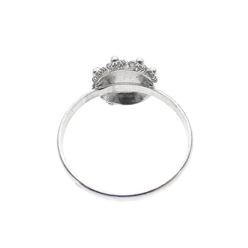 Image 3 of Silver ring with Zeeland button