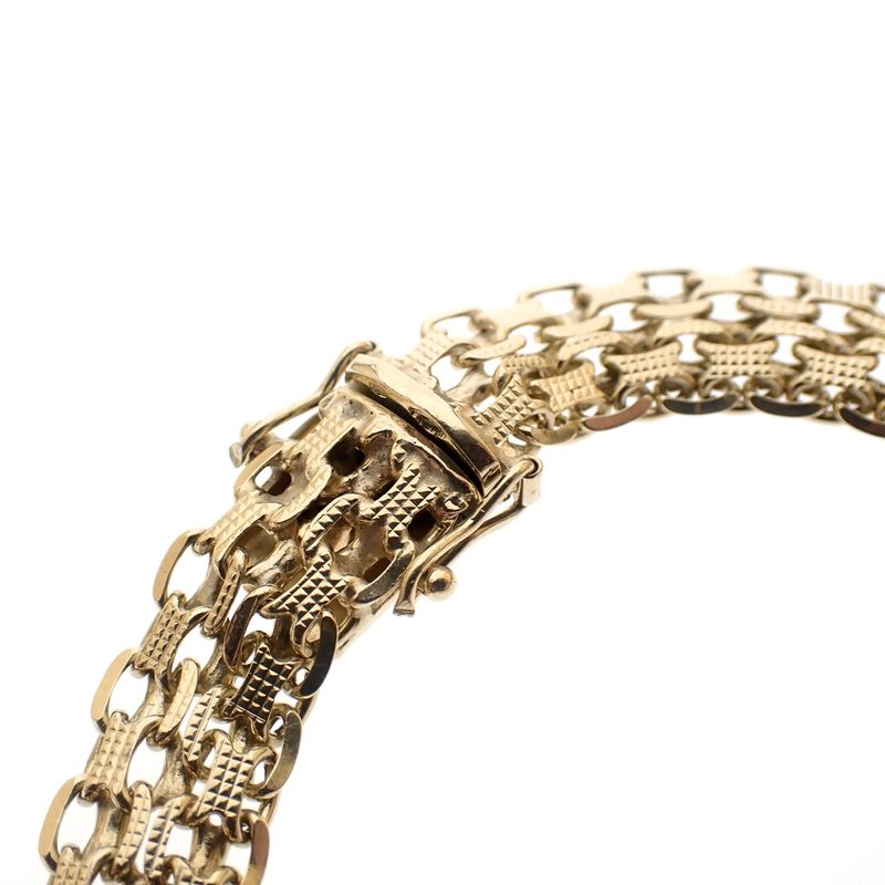 Image 6 of Vintage gold fantasy link bracelet