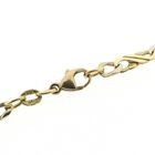 Image 4 of Tricolor gold infinity link bracelet | 20 cm