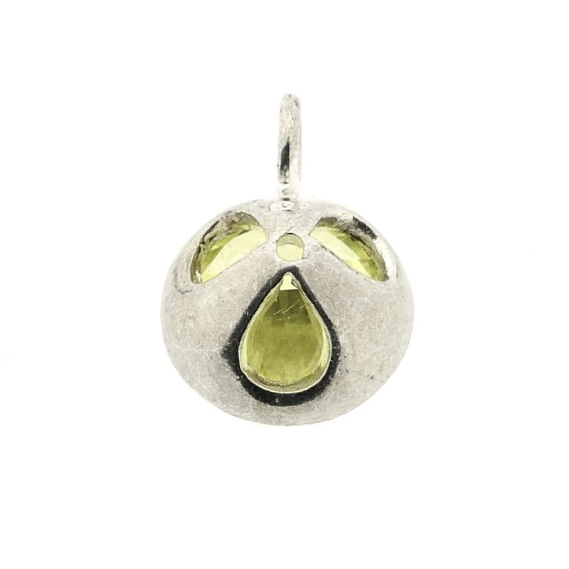 Image 2 of Silver pendant with colored zirconia