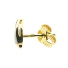 Image 8 of Bicolor gold stud earrings with zirconia