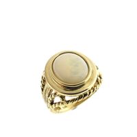 Vintage ring with precious opal