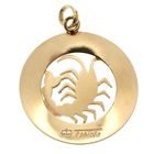 Image 5 of Gold Scorpio pendant