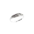 Image 1 of Silver ladies ring with zirconia