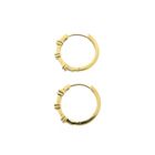 Image 5 of 18K Gold Hoop Earrings with Diamond | 1.10 ct.