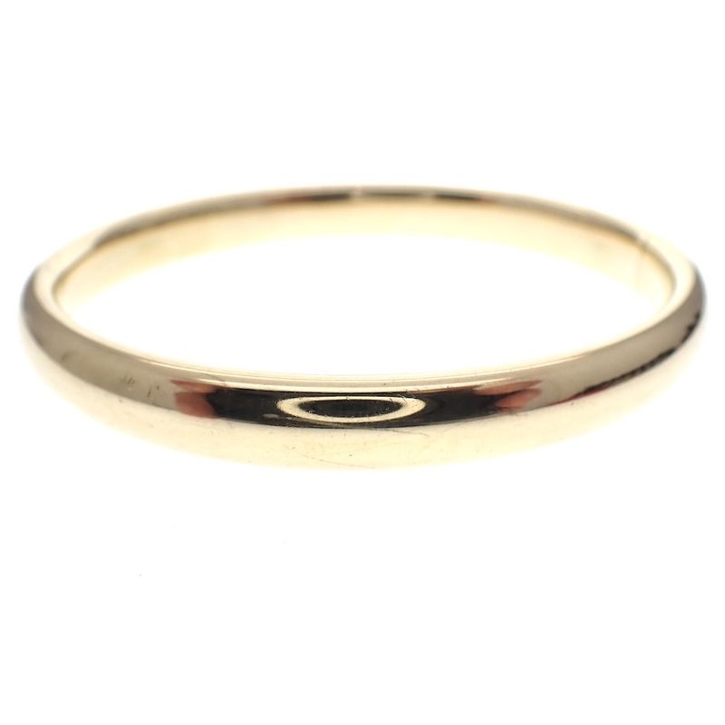 Image 2 of Gold smooth slave bracelet; Ø 61 mm