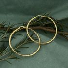 Image 2 of Gold twisted earrings | Ø 54.5 mm