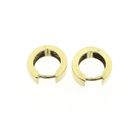 Image 6 of Gold hinged hoop earrings | Ø 12.4 mm