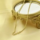 Image 2 of Gold twisted link chain | 55 cm