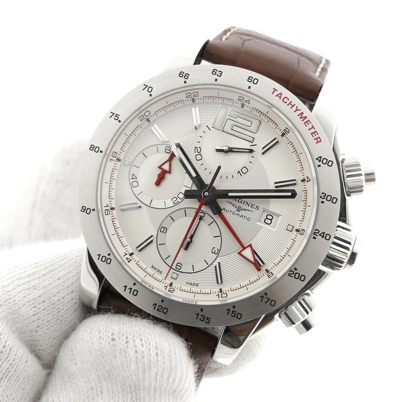Image 9 of Longines Admiral Chronograph; Automatic men's watch with GMT