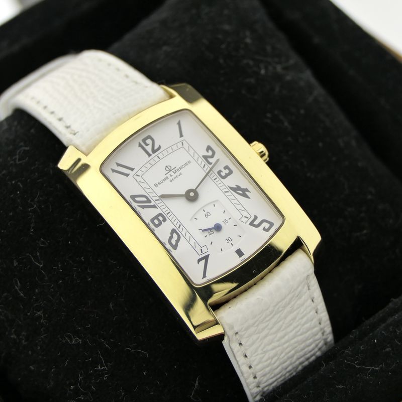 Image 15 of Baume Mercier Hampton MV045224; 18k gold watch