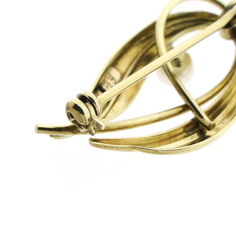 Image 8 of 8 carat brooch with pearl